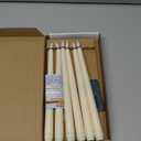 Homemory 12 Pcs Flameless Taper Candles with Remote Timer Dimmer, 11 inches Ivory Taper Candles Battery Operated, Plastic LED Candlesticks with Flickering Flame for Halloween Christmas Church Wedding