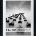 DOAI ART 22x28 Poster Frame Black without Mat or 18x24 with Mat - Polished Plexiglass for Wall Vertically or Horizontally Display - Wall Mounting Hardware Included (22x28-1 Pack)