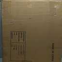 DWANTON Dog Crate Furniture with Cushion, Wooden Kennel Table with Double Doors, Indoor Dog House, Small/Medium/Large Size, 27.2" L, White+Warm Brown