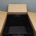 BINO | Woven Plastic Basket | Large (Black), 3-Pack | THE JUTE COLLECTION | Home Organization, Space - Saving Storage, Stylish Design | Jute Basket | Plastic Storage Basket