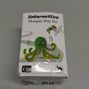 Interactive Dog Toys Octopus,Durable Automatic Jumping Dog Toy to Keep Them Busy,Squeaky Moving Tug of War Doggie Toy,USB Rechargeable,Not for Aggressive Chewers (Green)