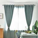 Double Curtain Rods 72-144", Brushed Nickel Double Curtain Rods with Cap Finials, 1 Inch Front and 5/8 Inch Back Double Drapery Rod, Adjustable Dual Curtain Rod Brushed Nickel Double Window Rods