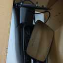 Right Passenger Side Door Mirror Compatible With 2014-2018 Ram 1500 2500/2019-2022 Ram 1500 Classic With Manual Folding Power Glass Heated Matte Black Replace#55372066AH(5Pins)