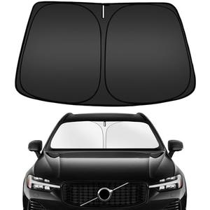 ARISMOTOR Windshield Sun Shade for Volvo XC60 2018-2025 2026, Custom Fit Foldable Front Window Sunshade Sun Visor Protector, Block UV Rays Keep Your Car Cooler
