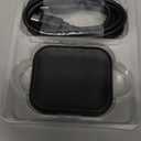 AirPods Pro Charger, Wireless Charging Station for AirPods Pro 3/ Pro 2/Pro, Wireless Charger for Airpods 4 (with Active Noise Cancellation)/ 3rd/ 2rd, Black