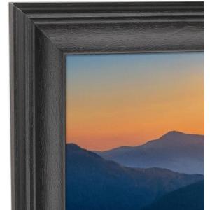 13x26 Picture Frame Solid Wood Black Panoramic Photo Frame 13x26 Inch Posters Frame 13x26 Puzzle Frame(C23B1326)