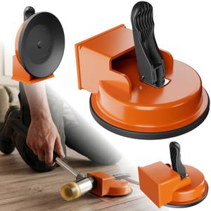 Floor Gap Fixer Tool, Enhanced Suction Cup Repair Kit for Floating Vinyl Plank Fixing Wood Close Gaps, Heavy Duty Iron Grabber for Smooth Surface Tile Installation