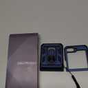 Janmitta Compatible with Samsung Galaxy Z Flip7 FE/Samsung Galaxy Z Flip 6 Case +Hinge Protection+Ring Kickstand,Heavy Duty Full Body Phone Cover with Wrist Strap Lanyard, Blue