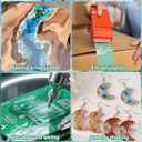 2 Rolls Resin Tape 2In216Ft Total Epoxy Tape High Temperature Resistant 220, Epoxy Tapes for DIY Jewelry River Table Spray Painting Welding Electronic Heating, No Residue, 2Rolls1.96In108Ft