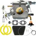 530069703 545081885 Carburetor Replacement for C1U-W8 C1U-W14 WT-89 WT-600 WT-624 WT-625 WT-891 Replacement for Poulan 1950 2050 2150 2250 2375 2550 w/Spark Plug