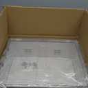 ABS Electrical Junction Box, Ventilated Design, Cable Grommets, IP65 Waterproof Enclosure, Indoor/Outdoor Use with Mounting Panel. (Clear Cover, 15.7"x11.8"x7.1")