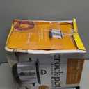 Crock-Pot 4.5 Quarts Manual Design Series Slow Cooker with 3 Manual Heat Settings Cooks Meals for 4 Plus People with Removable Stoneware Bowl, Silver