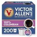 Victor Allen's Coffee 100% Colombian, Medium Roast, 200 Count, Single Serve Coffee Pods for Keurig K-Cup Brewers BB Date 10/02/2027