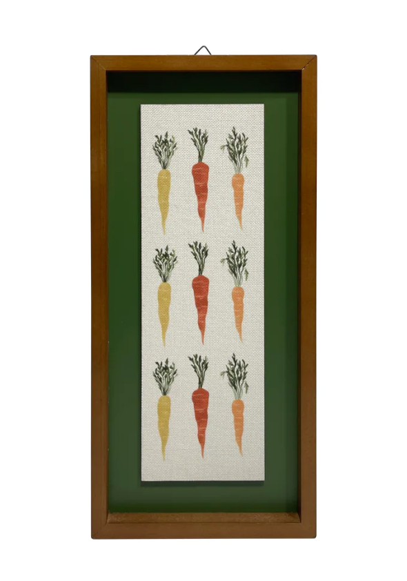 Holiday Home Carrots Wall Sign, 19 in