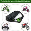 Kids Motorcycle Bike Cover - Waterproof Oxford Fabric Toddler Motorcycle Cover, Protection Universal Children's Electric Kids Motorcycle Cover - Universal Fit, Water Resistant (41 x 25 x 33 Inches)