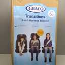 Graco Tranzitions 3-in-1 Harness Booster Car Seat, Forward Facing Car Seat, Highback, to Backless Booster, Proof, Manufacture Date: 03/16/2026