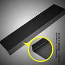 Black Metal Wall Mounted Floating Shelves Ledge,Space Saving Rustproof Aluminum Bathroom Shelf Wall Mount Shelving Extra Strong Floating Shelves Storage Rack(30CM,Pack of 1pcs)