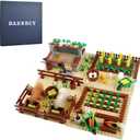 BAENRCY Farm Field Set Building Blocks Plant Animal Crops Building Bricks Kit DIY Building Set Compatible All Major Brands (Animal)