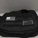 Tactical Gun Range Bag, Pistol Carrying Bag for 2 Handguns and Ammo, Firearm Shooting Case with 6 Magazine Slots and Lockable Zipper for Shooting Range & Outdoor Hunting (Black)