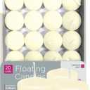 HYOOLA Premium Ivory Floating Candles 1.75 Inch - 3 Hour - 20 Pack - European Made