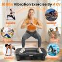 AXV Vibration Plate Fitness Platform Exercise Machine Vibrating Lymphatic Drainage Shaking Full Body Shaker Workout Vibrate Stand Shake