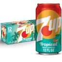 7UP Tropical Soda, 12 fl oz cans, 12 pack (BBD- 03/30/26)
