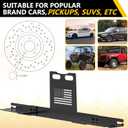 Surfcabin Wheel Alignment Tool Heavy Duty Toe Alignment Plates, No Caliper Removal Needed, Automotive Alignment Tools with Imperial Tape Measures, Compatible with Most Cars, Trucks, and SUVs