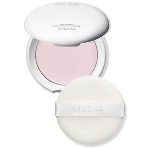 MISSHA Airy Pot Pressed Pink Powder Pact 5g/0.176 oz I Make Up Finishing Setting Powder For a Natural Radiant Finish