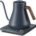 INTASTING Electric Kettles, Gooseneck Electric Kettle, ±1℉ Temperature Control, Stainless Steel Inner, Quick Heating, for Pour Over Coffee, Brew Tea, Boil Hot Water, 0.9L Navy Blue