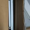 Dog Door for Sliding Glass Door, Adjustable Height 75 3/5" to 80", Aluminum Frame Sliding Door Dog Door Insert, Suitable for Large Dogs Up to 75 lbs(Large,White)