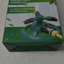 Garden Sprinkler, Adjustable 360 Degree Rotation Lawn Sprinkler, Large Area Coverage, Multipurpose Yard Sprinklers for Plant Irrigation and Kids Playing