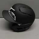 Mizuno Mizuno B6 Fitted Adult Baseball Batting Helmet (X-Large (7 1/2"- 7 3/4"), Black)