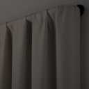Eclipse Barnes Curtain Rods, Blackout Curtain Rod, 1 Inch Wrap Around Adjustable Curtain Rod, Curtain Rods For Windows 48 to 86 Inch, Matte Black Curtain Rod