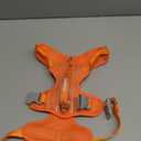 BARKBAY Dog Harness No Pull with ID Tag Pocket - Heavy Duty, Reflective, Easy Control for Large Dogs(Orange,S) (Small(Chest:19.5-26))