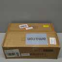 IBUYKE U-Shaped Linen Vanity Stool, Square Makeup Chair with X-Leg, Ottoman Seat Footrest Stool, Multi-Use as Small Side Table, for Bedroom, Living Room, Blue Gray