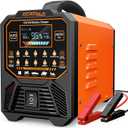 Car Battery Charger Heavy Duty,12V/24V Portable Smart Trickle Charger Battery Maintainer,Maintenance/Winter Mode,for AGM Auto Motorcycle Truck Rv Lawn Mower - for Lead Acid Batteries