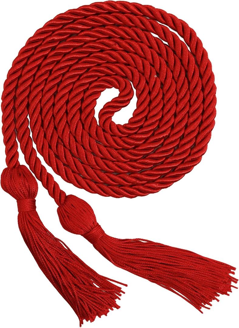 GraduationMall Graduation Honor Cord 68" Red