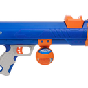 Nerf Dog Tennis Ball Blaster Dog Toy Blue/Orange, 16 Inch Compact Blaster with 1 Ball
