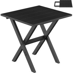 Outdoor Side Table,Portable Folding Adirondack Table,Small Patio Table Folding End Table for Garden,Camping,Pool,Porch