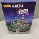 JXRLMB Magic Princess Blue Castle Micro Building Blocks for Adults Mini Building Kit, Creative Display Gift for Women and Kids Ages 14+ 3600 PCS