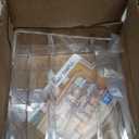 STORi Clear Plastic Small Countertop Vanity Makeup Organizer, Compact Rectangular 4-Compartment Holder for Brushes, Eyeshadow Palettes, & Beauty Supplies, Made in USA (7Lx6Wx3.13H)