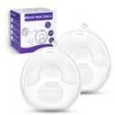 Breast Milk Collector, Milk Collectors for Breastfeeding, Reusable Breast Milk Shells, Catcher Protect Sore Nipples for Breastfeeding,Made from BPA-Free and Food-Safe Silicone(2.03oz,2 Counts)