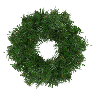  Factory Direct Craft Pine Wreaths (11 Inch) - Pack of 8 Artificial Christmas Wreaths for Front Door, Kitchen Cabinets, Dining Room Chairs, and Holiday Tables