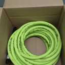 Flexzilla Air Hose, 3/8 in. x 50 ft., 3/8 in. MNPT Fittings, Heavy Duty, Lightweight, Hybrid, ZillaGreen - HFZ3850YW3