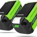 Qweneor 2 Pack 40V 6.0Ah Battery Replacement for GreenWorks 40V Battery, Compatible with GreenWorks 40V G-MAX Power Tools 29472 29462 29252 20202 22262 25312 25322 20642 22272 27062 21242