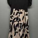 WDIRARA Girls's Casual Graphic Puff Sleeve Bow Belted Wide Leg Jumpsuit
, Size -11Y