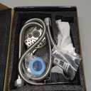 PROOX All Metal Tub Spout with Diverter, 6 Settings Hand held Shower with ON/Off Pause Switch, Bathtub Faucet with Sprayer Brushed Nickel