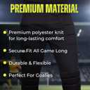 Reusch Alex Soccer Goalkeeper Pants with Protection Pads, Padded Goalie Pants for High Impact Sports, Mens, Black, Extra Large US
