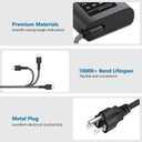 DJW 65W USB C Laptop Charger Compatible with HP Spectre x360,Envy,Elitebook x360,Pavilion, Elite x2,Chromebook,Omnibook,Dragonfly,Zbook,ProBook Travel Computer Charger USB Type C AC Power Adapter