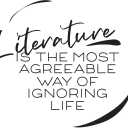 Family Way of Ignoring Life Adventurous Quote Wall Decal Decoration Literature is The Most Agreeable Lasts Years and Easily Removable - Size: 40 in(W) x 36 in(H)